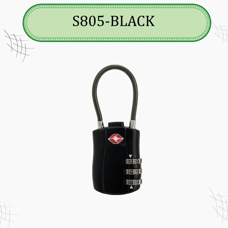 For S805 Simple Combination Padlock Compact Design Key-Free Management Portable and Keyless Multiple Colors Available