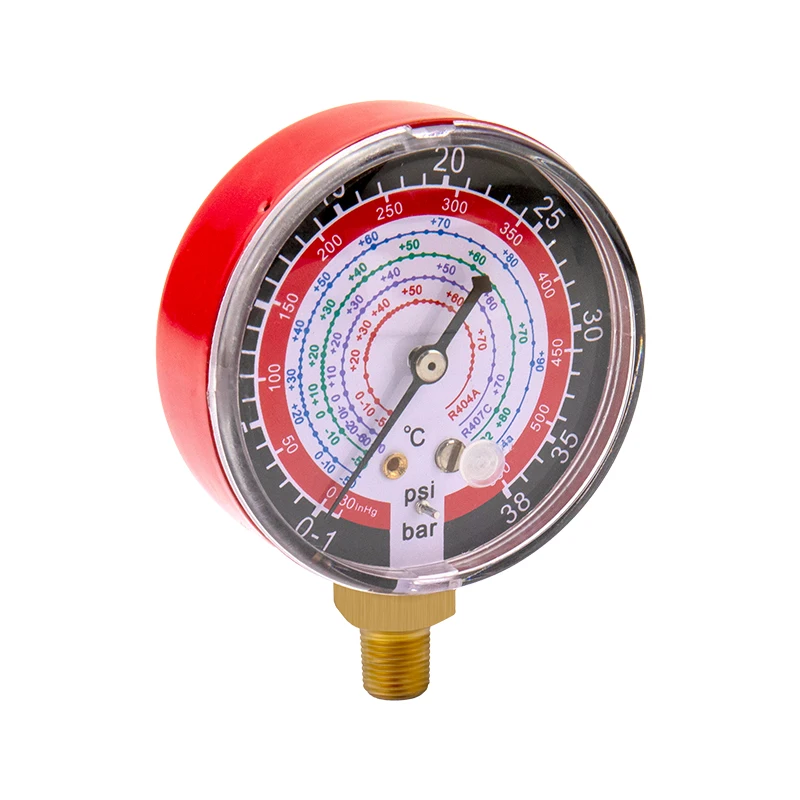 Red High Pressure Gauge for Air Conditioning REFRIGERANT R134a R22 R12 R404a 0-35KG/cm2,0-500PSI