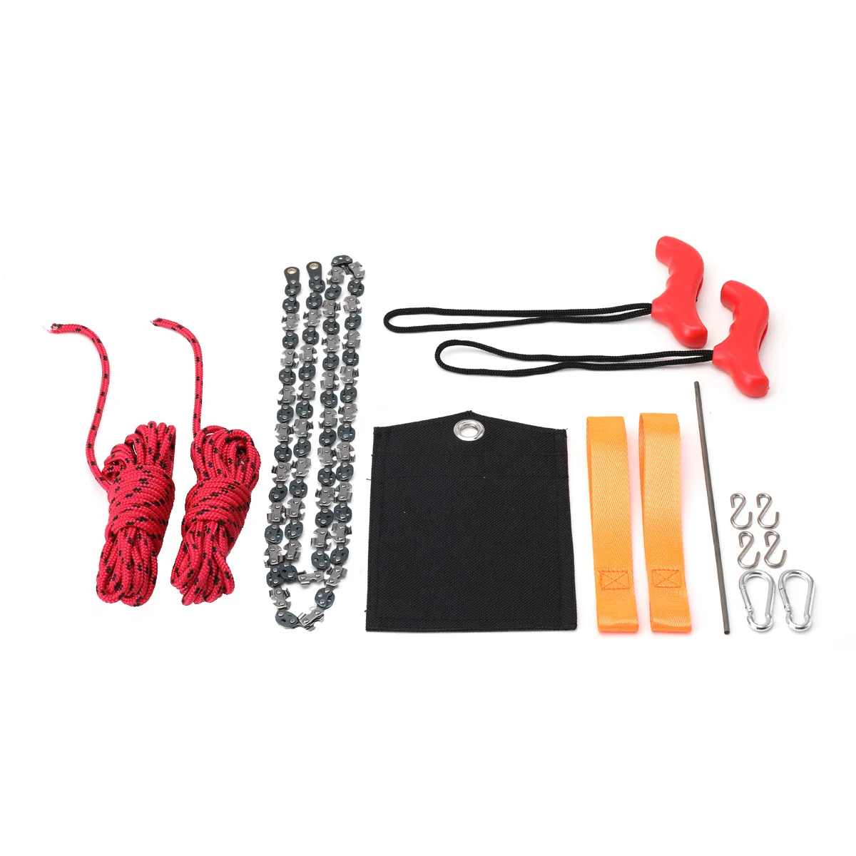 Tragbare Zugsäge 48 Zoll Handgeführte Drahtsäge Outdoor Survival Handkettensäge Multifunktions-Taschenkettensäge – Detail 17