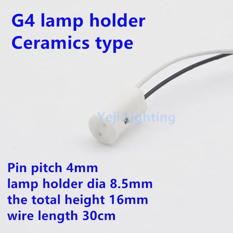 G4 ceramic lamp holder G5.3 / G9 / GU10 lampholders Pin - type lampholders lighting accessories