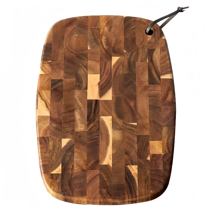 Solid Wood Chopping Board - Double-Sided Anti-Mold Kitchen Tool, Moisture Resistant Cutting Board for Meat & Vegetables