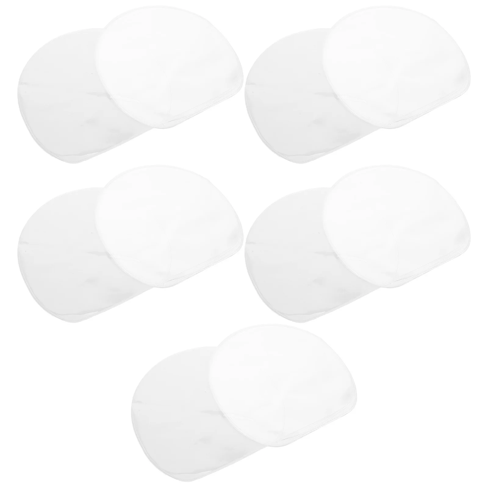 

10Pcs Transparent Protective Cover Table Tennis Racket Film Reliable Barrier Against Wear Tear Table Tennis Racketcover