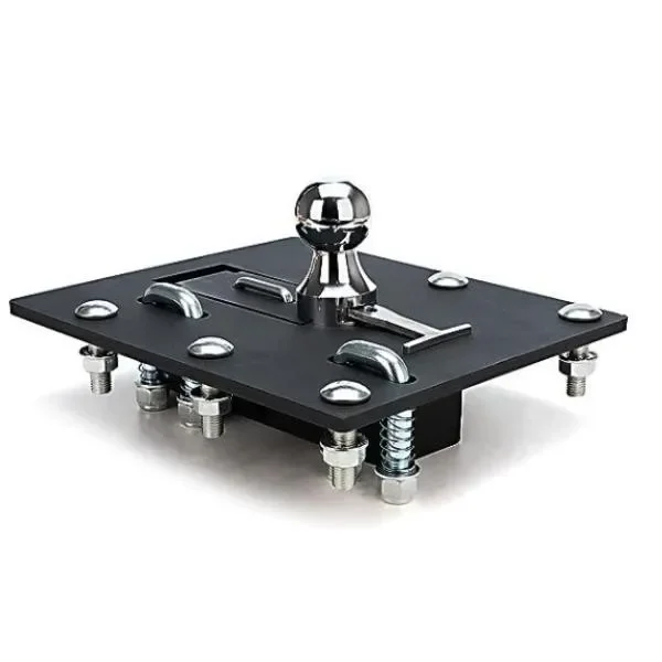

ApolloLUNSHUO Highly Versatile 30,000 lbs Folding Ball Over-Bed Gooseneck Hitch with 2-5/16-Inch Ball (Black)