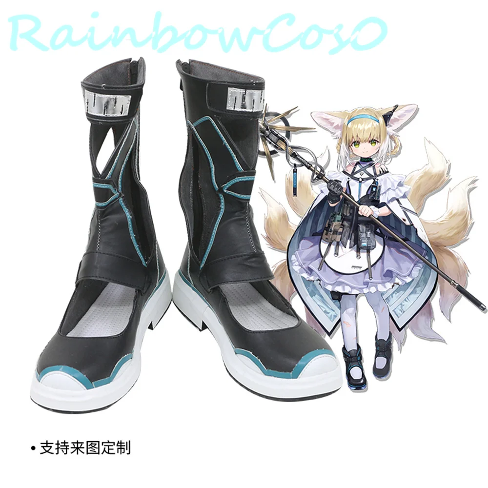 Arknights Suzuran Cosplay Shoes Boots Game Anime Carnival Party Halloween Chritmas W2312