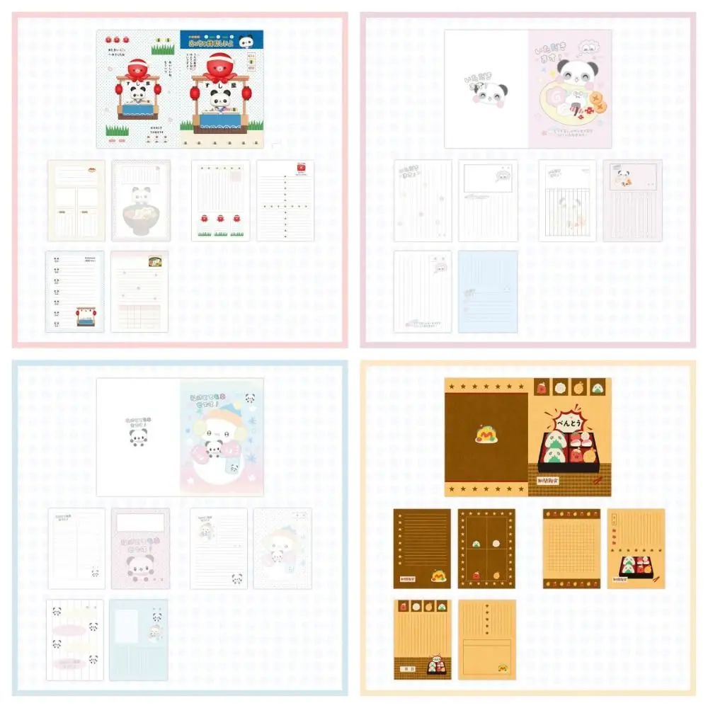 Notepad Cartoon A6 Handheld Booklet 32 Sheets Kawaii Portable Notebook Record Color Page Design Diary Book Stationery