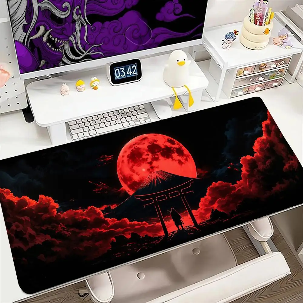 

Blood Moon warrior Mouse Pad 900x400MM Large Gaming Mousepad Keyboard Gamer Rubber Anti-wrinkle Anti-Slip Bottom Desk Mat