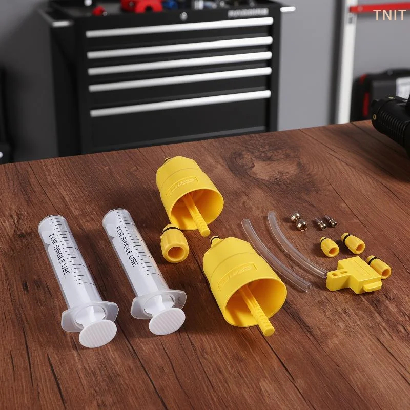 Hydraulisches Entlüftungswerkzeug-Set für Goodtaste XOD Scheibenbremsen – Mineralöl-Bremsenölwerkzeuge für EZMTB M315 Fahrräder