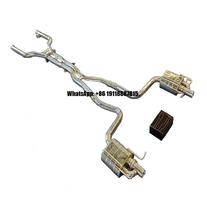 

Hot Sale Stainless Steel 304 Catback System for Mercedes-benz W205 C63 4.0t With Electronic Valve Car Exhaust System