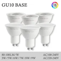 5-20pcs energy saving GU10 spotlight AC220V 110V LED bulb 3W 5W 6W 7W 8W 9W Lighting can replace the 50W halogen lamp