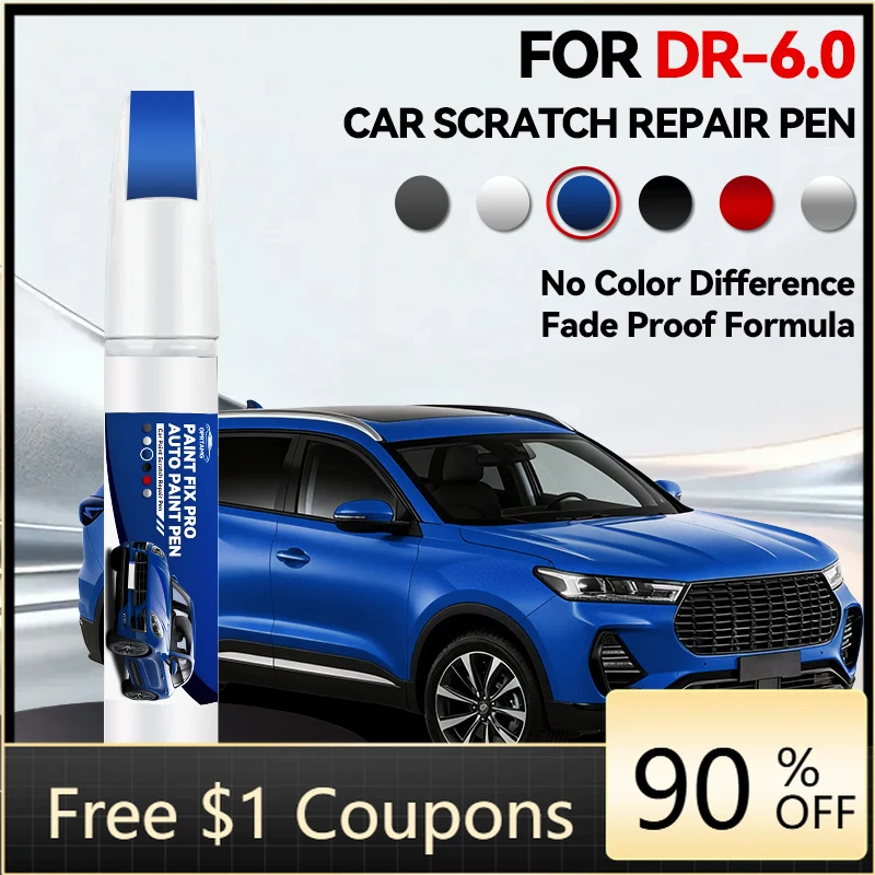 

Car Tool Accessories Car Paint Repair Pen Touch Up Scratch Remover DIY Auto Accessories For DR 6.0 Black Blue Grey Light Blue