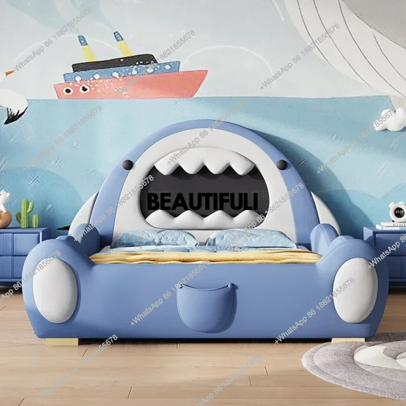 Frame Double Bed Modern Wooden Hotel Living Room Double Bed Princess Girls Boys Cama  Bedroom Furniture