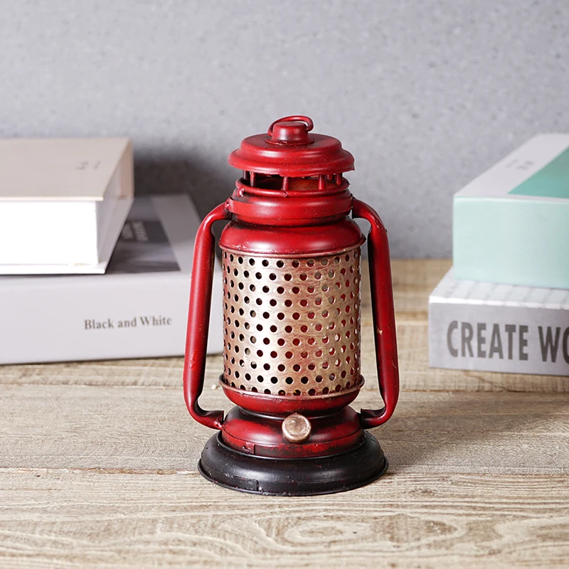 Creative Kerosene Lamp Decoration Internet Cafe Western Restaurant Industrial Style Homestay Office Surface Decoration