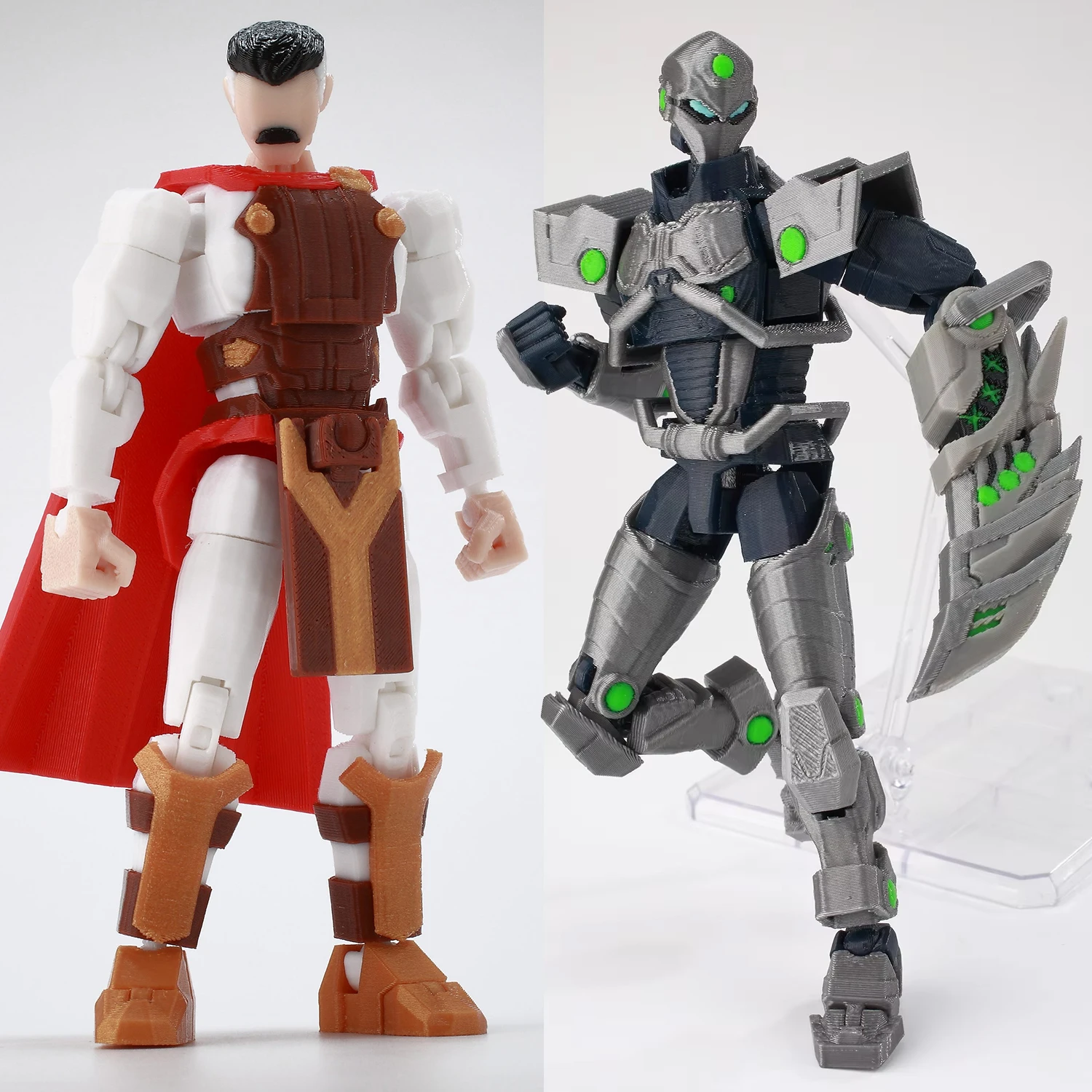 9L3D Printed NEWInvincibles Tech Jacker Titan13 Lucky13 Action Figure Dummy13 Motorcycle Multi-Jointed Collectible Model Toy T13 image 5