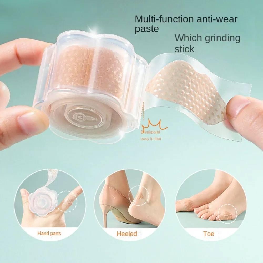 30pcs Cushion Grip Gel Heel Protector New Foot Care Silicone Gel Blister Pads Invisible Anti-wear Sticker Foot Patches