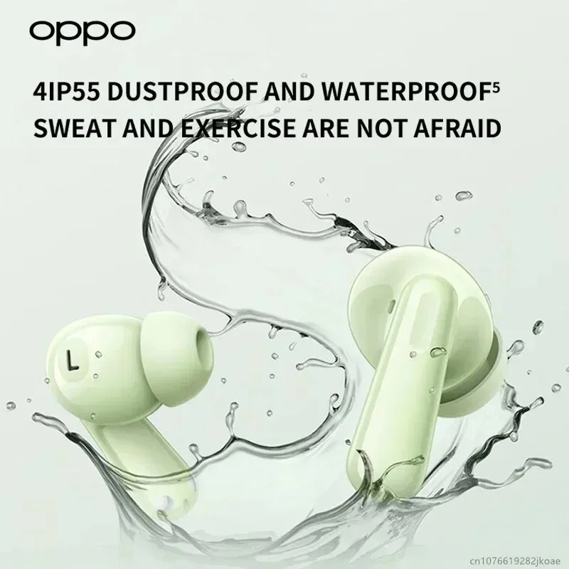 OPPO Enco Air4 Wireless Bluetooth 5.4 Earbuds - Noise Reduction IP55 Waterproof Low Latency Earphones with New Sound Version