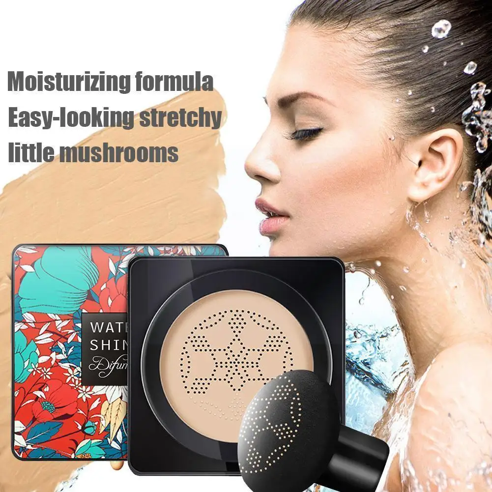 Cushion Mushroom Make Up Cc Cream Moisturizing Brightening Bb Foundation Makeup Natural Cream Foundation Cosmetics R1s9