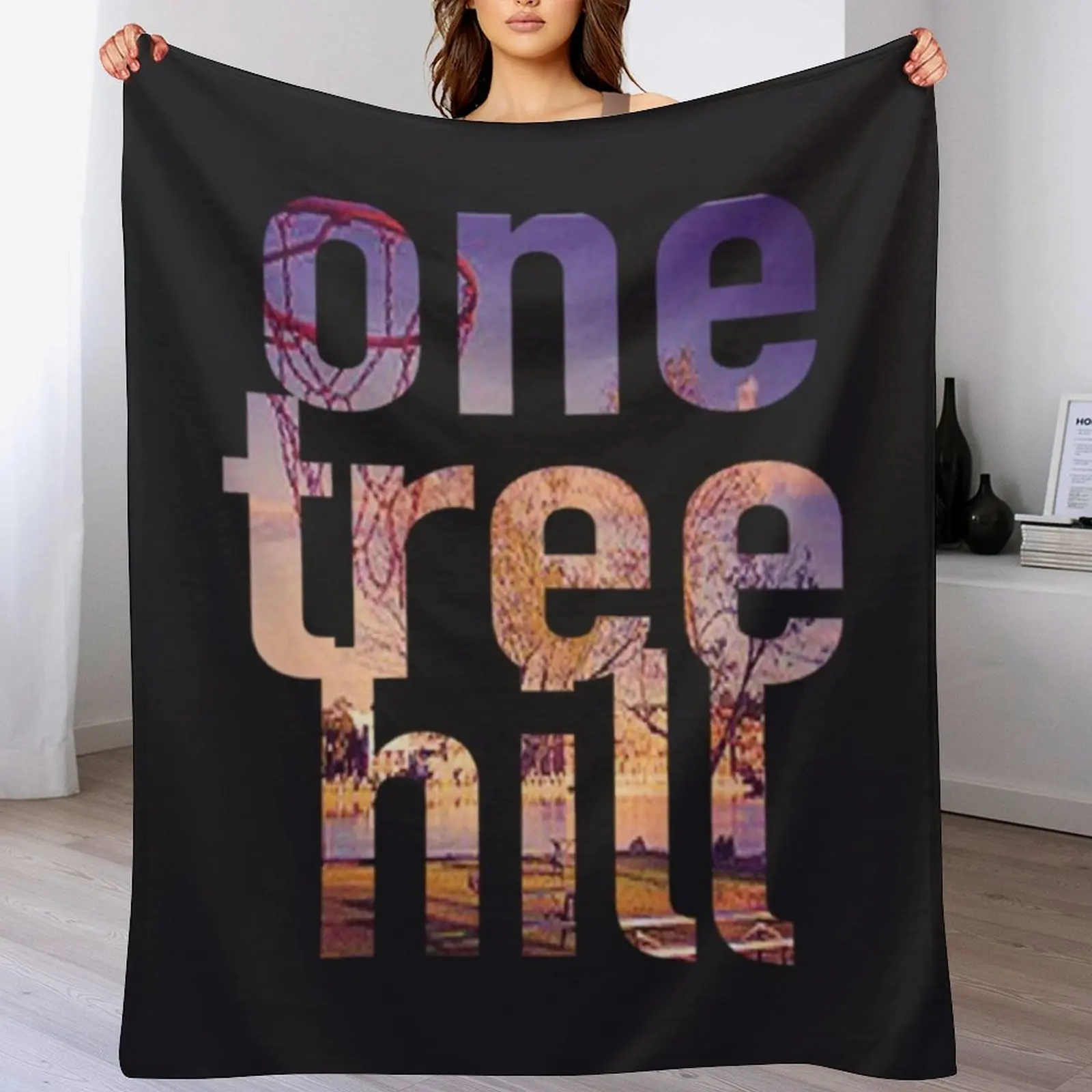 

One Tree Hill Throw Blanket Sofa Quilt valentine gift ideas Travel Loose Blankets
