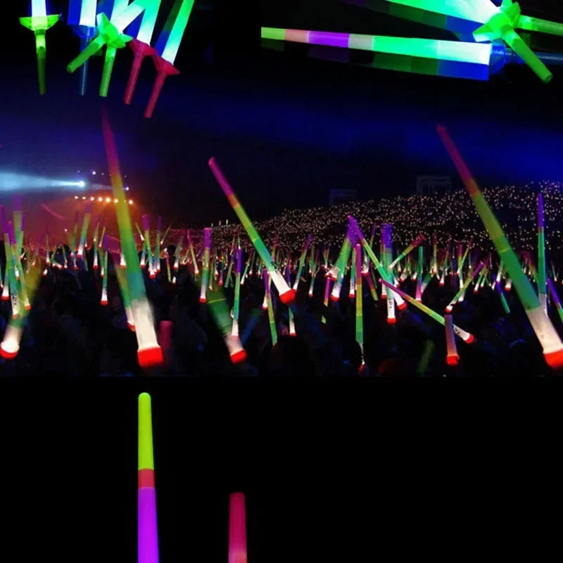 Sable de luz láser LED para niños, espada telescópica, juguete para casa de juegos, concierto Vocal, accesorios para fiestas, regalos de cumpleaños