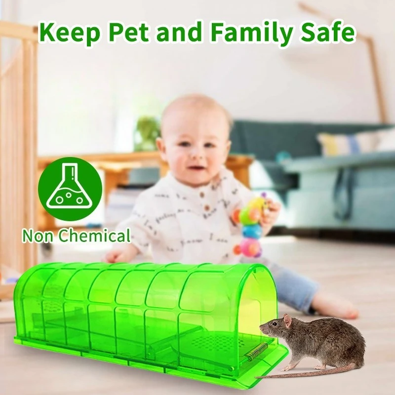 

2025 New Hot-selling Mousetrap Environmentally Friendly and Efficient Household Mousetrap Mouse Trap Lattice Mouse Cage