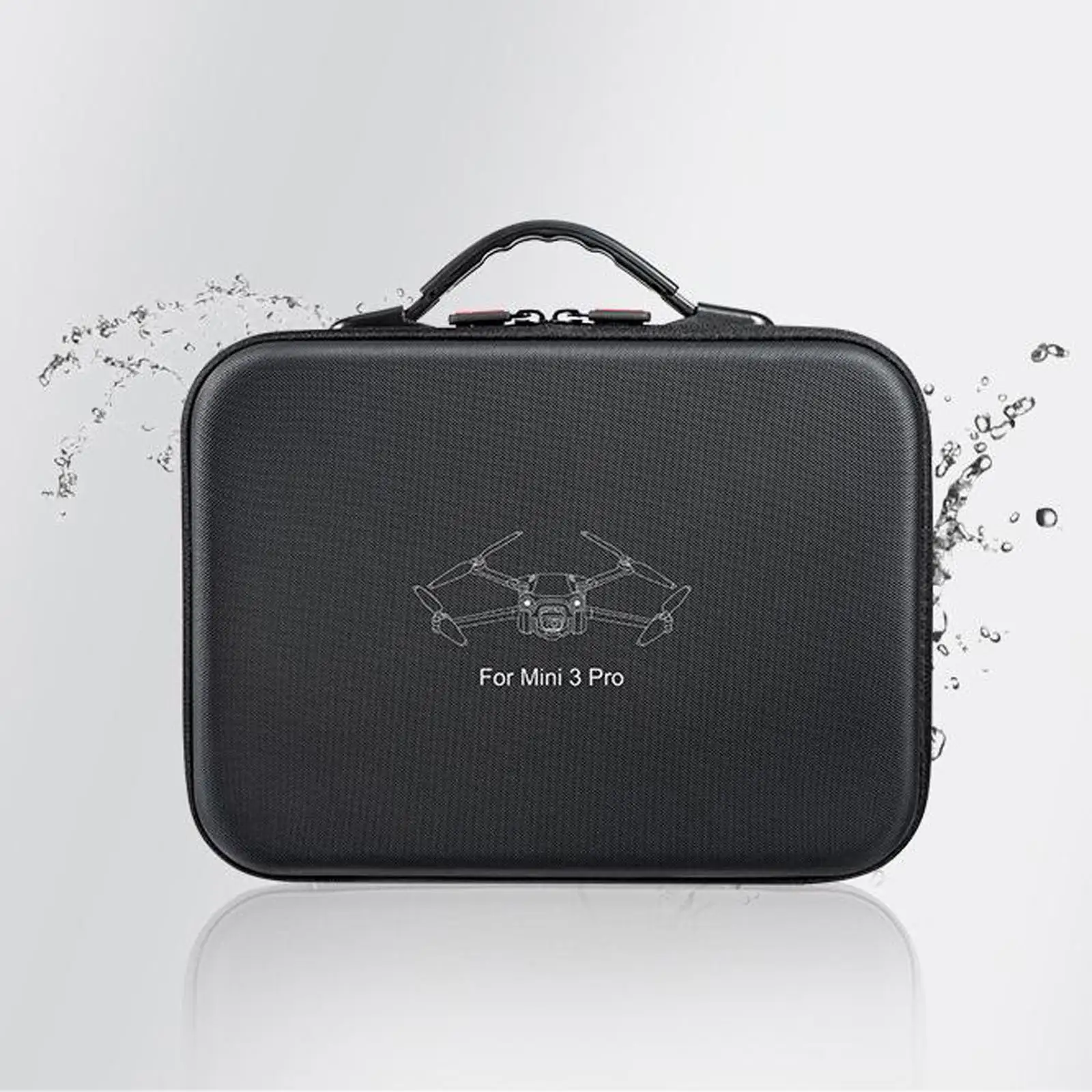 

Portable Travel Storage Case Organizer PU Leather Handbag Protective Hard RC