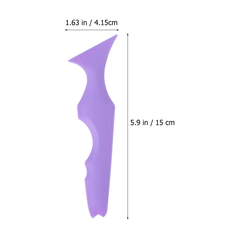 2 pezzi stencil per eyeliner guida per il trucco modello di fodera alata ombretto strumento per l'applicazione delle labbra stencil per eyeliner multifunzionali