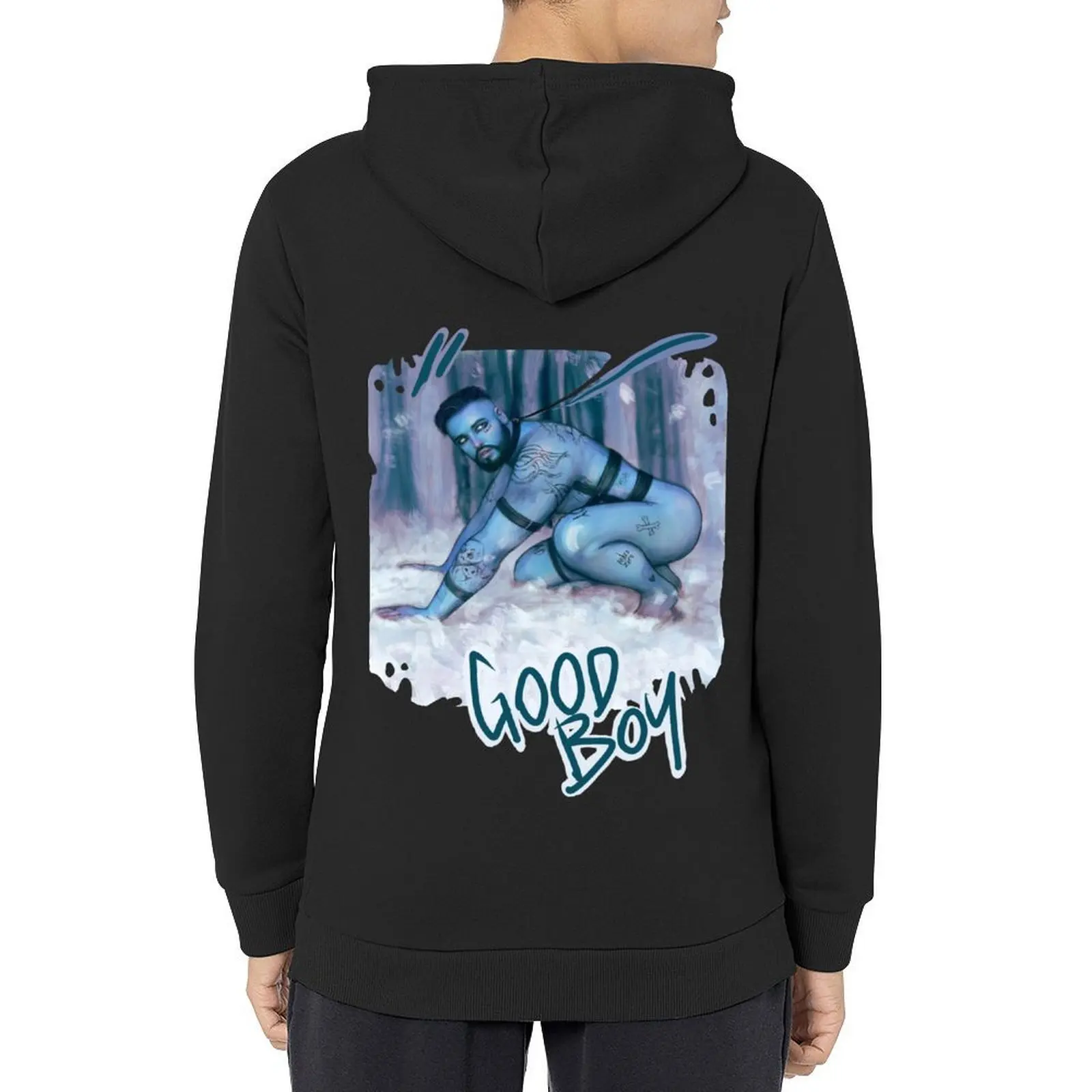 سترة شتوية للرجال من Good Boy بغطاء للرأس ملابس أنيمي ملابس رجالي تي شيرت جرافيك للرجال جديد في هوديس #1