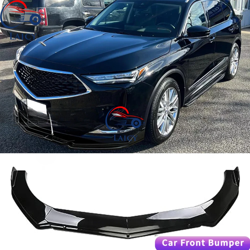 LAICY Do Hondy Acura MDX Type S Samochodowy Przedni Zderzak Podbródek Spoiler Body Kit Splitter Spojler Spojler Ochronny Czarny