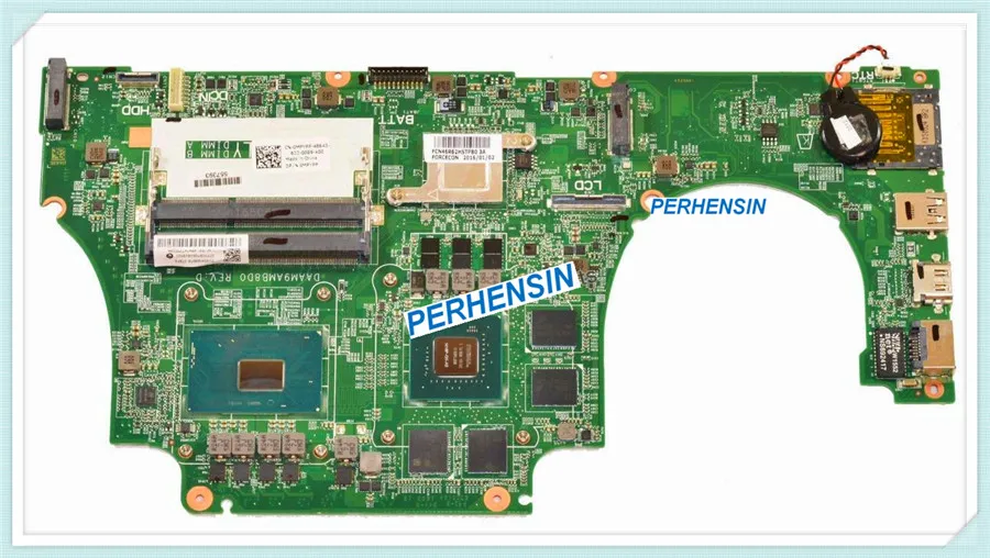 FOR Dell Inspiron 7559 Laptop Motherboard i7 2.6Ghz CPU DAAM9AMB8D0 31AM9MB00R0  TESTED PERFECTLY