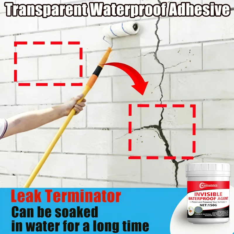 Super Invisible Waterproof Repair Agent Traceless Leak Sealing for RVs Homes Vehicles Indoor Outdoor Use