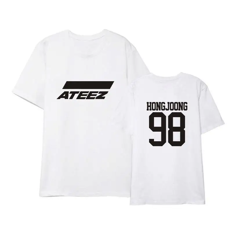 KPOP ATEEZ Album T Shirt Women Men Hongjoong Seonghwa Yunho