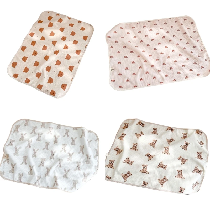 

HX5D Baby Diaper Changing Pad Reusable Urine Pad Changing Mat for Infant 3 Month+