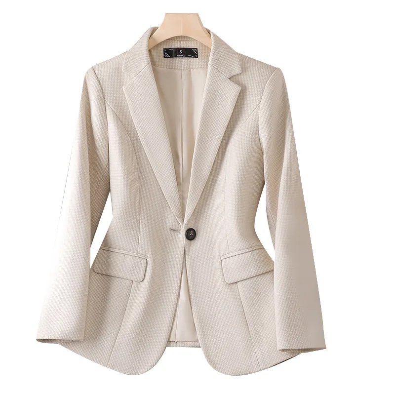 Nieuwe Stijlvolle Mode Pak Casual Dames Lange Mouw Professionele Blazer Formele Jas Werkkleding8832
