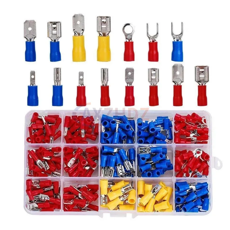 280 قطعة محطة تجعيد معزول المجرف سلك موصل الأسلاك الكهربائية كابل التوصيل الباردة ضغط محطات الأسلاك السريعة أطقم #4