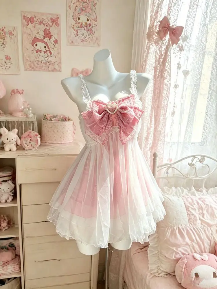 SOIOMES Sweet Lolita dress - new style with bows, cute and stylish, with a modern and niche vibe short skirt