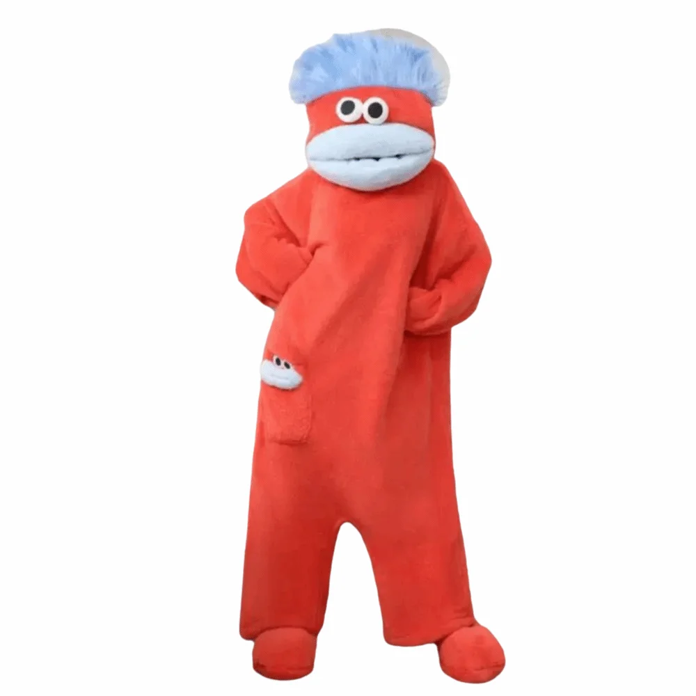 

Забавный мягкий флисовый комбинезон-пижама с большим вырезом для лица, утепленный, из кораллового флиса, оверсайз, унисекс