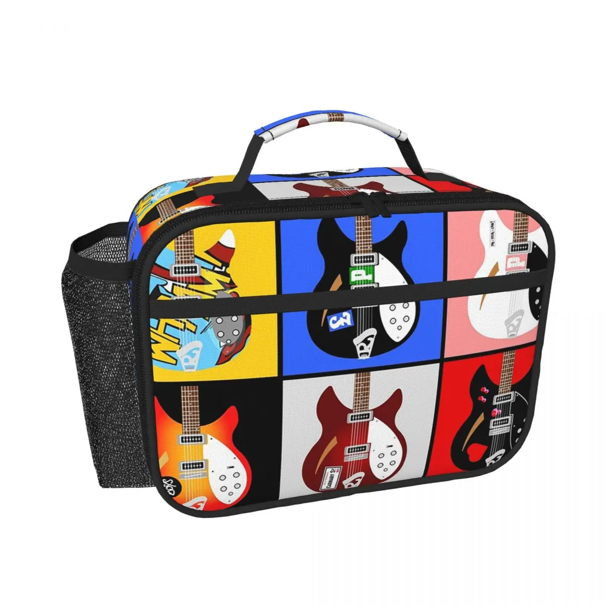 Paul Weller's Rickenbacker 330 Guitar Collection Insulated Lunch Bag for Women Children Food Boxes Thermal Lunch Box Tote