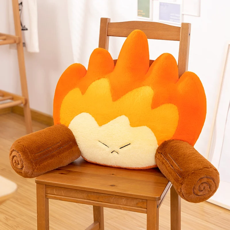 Juguete de peluche de hoguera de simulación, muñeco de peluche suave de dibujos animados, sala de estar almohada creativa para, regalo de decoración para el hogar, 30/45cm