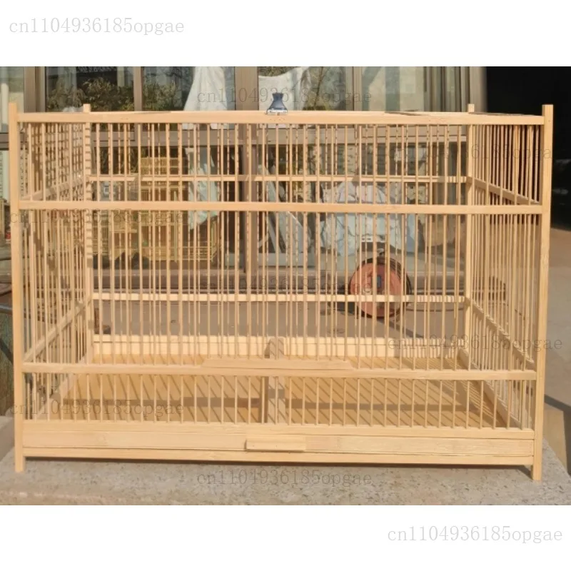 

Super Large Bamboo Bird Cock Cage 50cm Handmade Breathable Bird Nest Pet Product Bird House