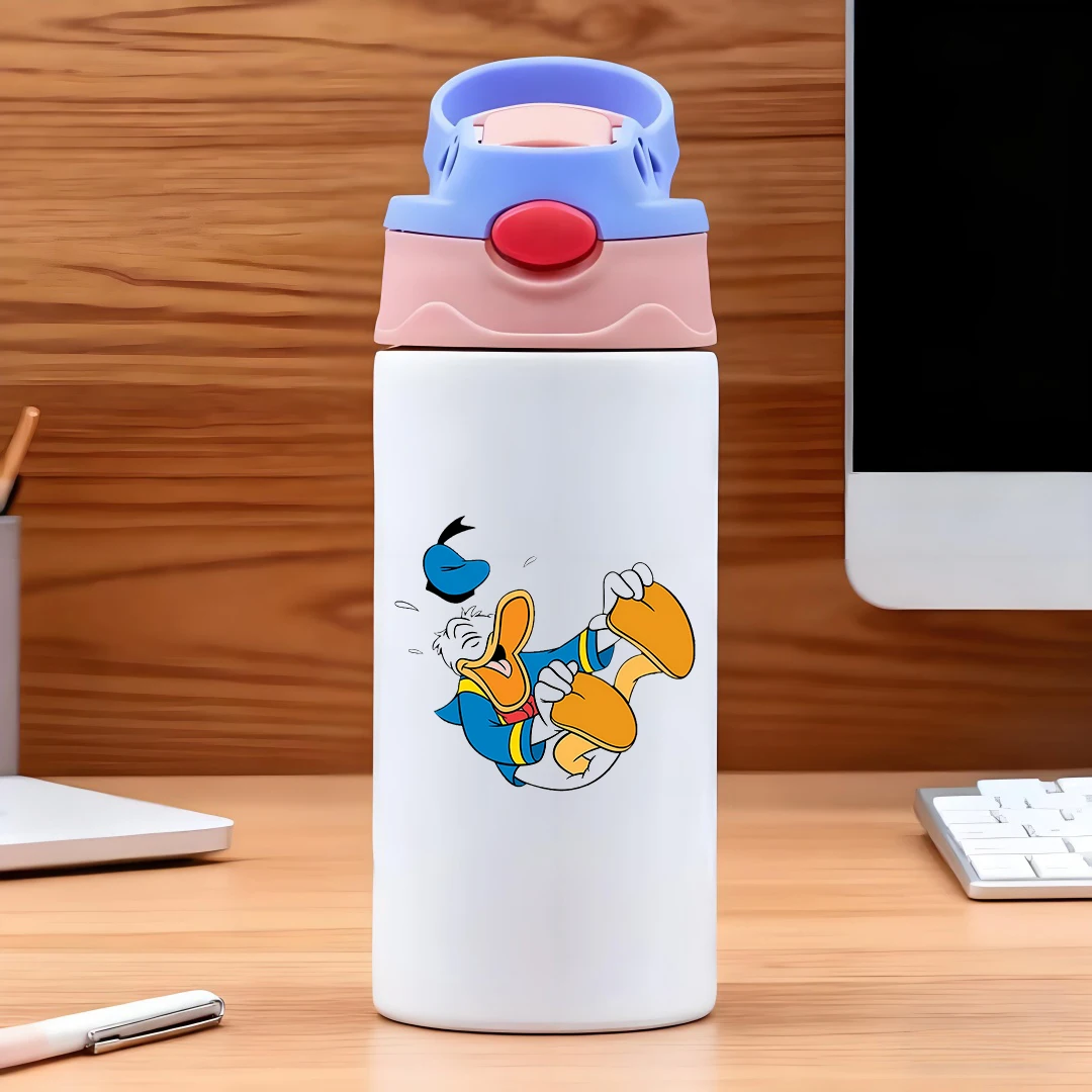

Disney cartoon duck cigar shape vacuum cup with exaggerated expression sailor suit tie cartoon hat fluttering cartoon st