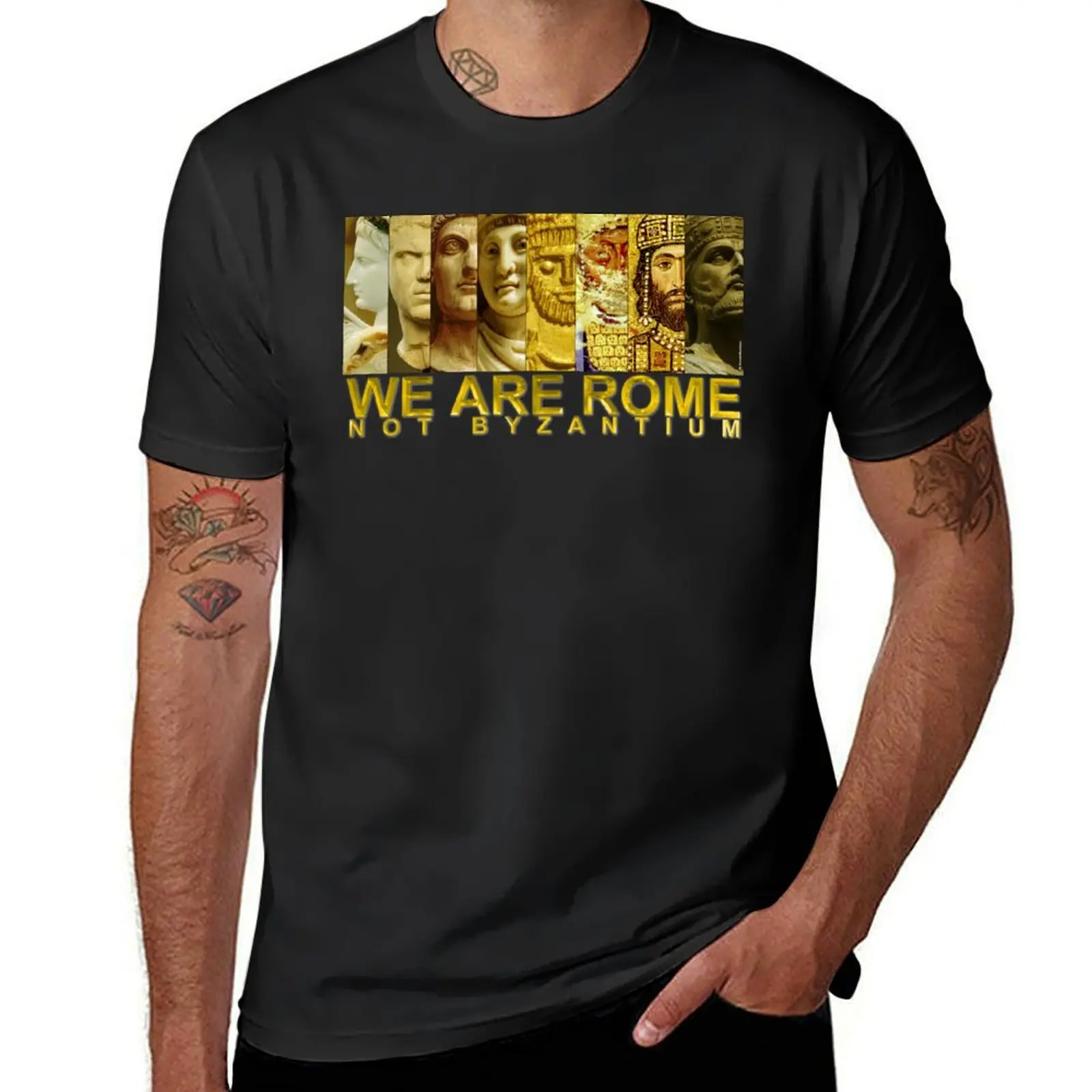 We Are Rome Not Byzantium T-Shirt quick-drying Blouse sublime anime mens graphic t-shirts