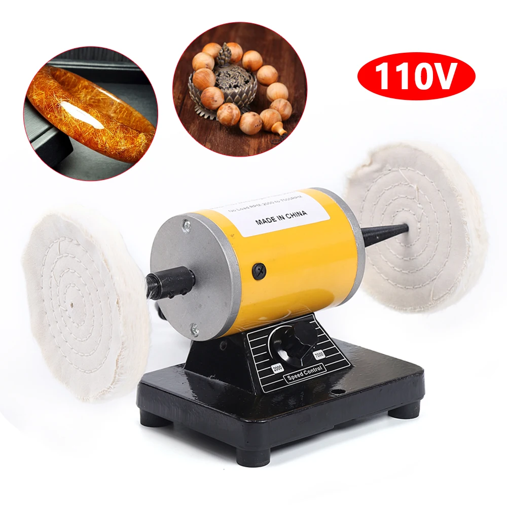 

110V Lathe Buffing Dental Mini Polishing Polisher Machine Lathe Buffing For Jewelry Grinders