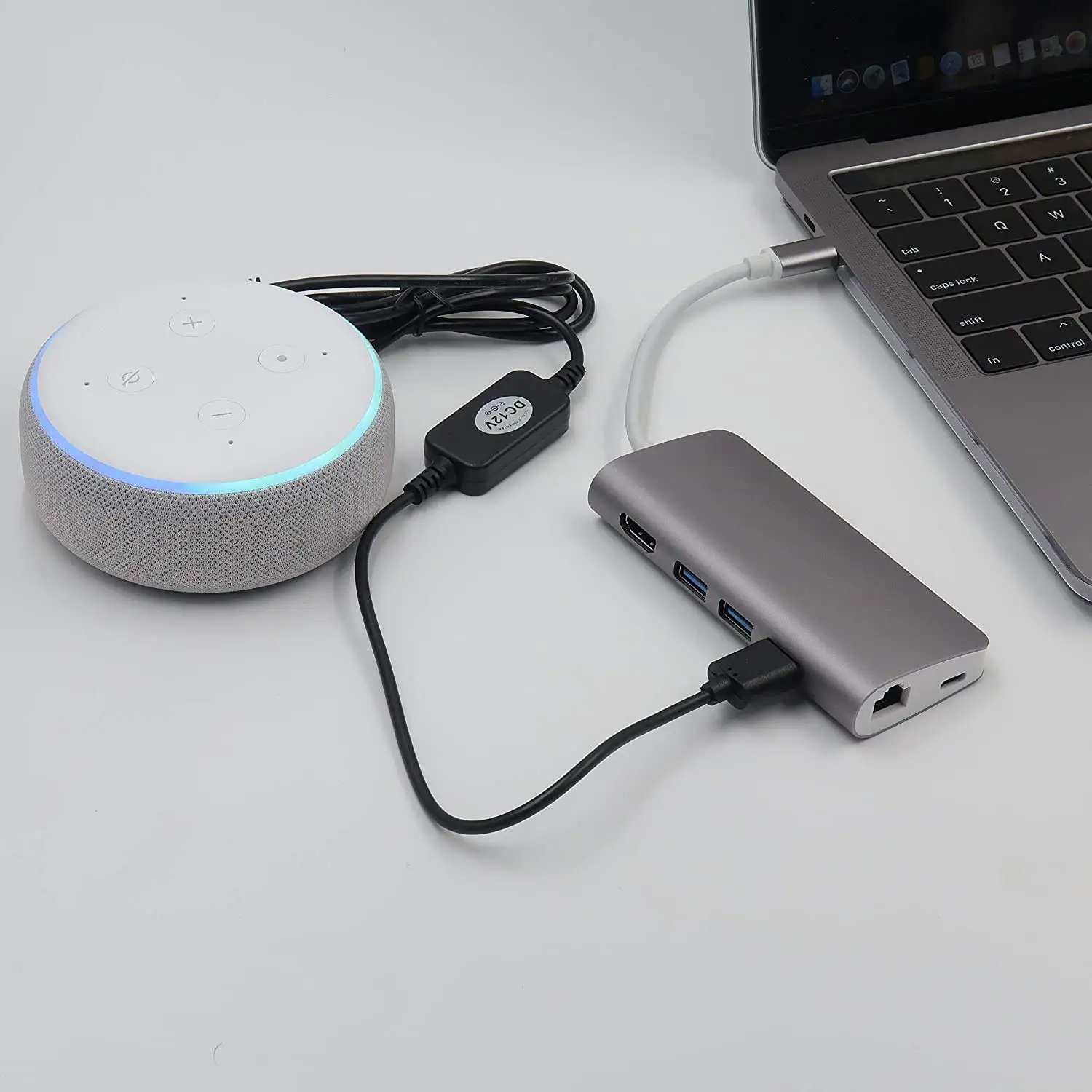 كابل طاقة USB 5 فولت إلى تيار مستمر 12 فولت 4 مم × 1.7 مم، متوافق مع الأجهزة النقطية، كابل محول جهد USB، محول إمداد الطاقة