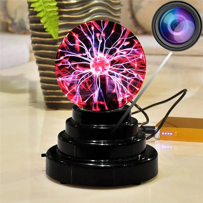 Mini Camera Light Night Light Novelty Children's Decorative Monitor Gift Full HD 1080P Wireless Wifi Visual Camera Magic Plasma