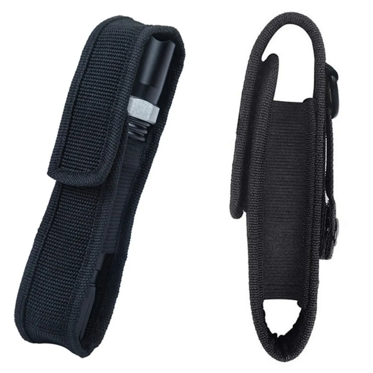 Portable Flashlight Protective Case Nylon Waist Belt Hunting Bags Special Flashlight Pouches For Outdoor Hunting Camping Hiking