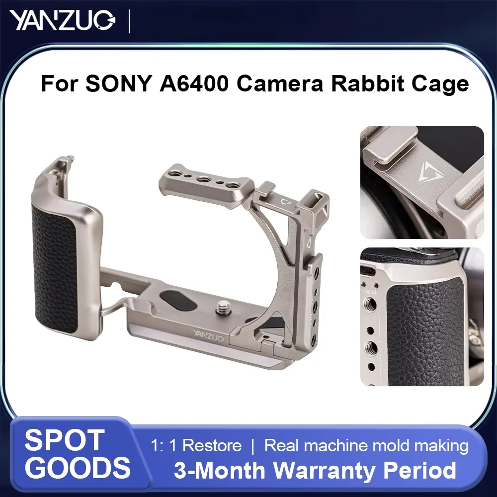 adatto-per-fotocamera-sony-a6400-gabbia-per-fotocamera-treppiede-telaio-di-protezione-per-riprese-video-telaio-di-fissaggio-video-professionale