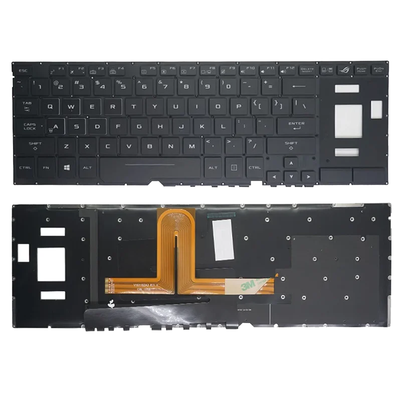 

New for Asus ROG Zephyrus S GX531GM GX531GS GX531GW GX531GX Laptop US Backlit Keyboard