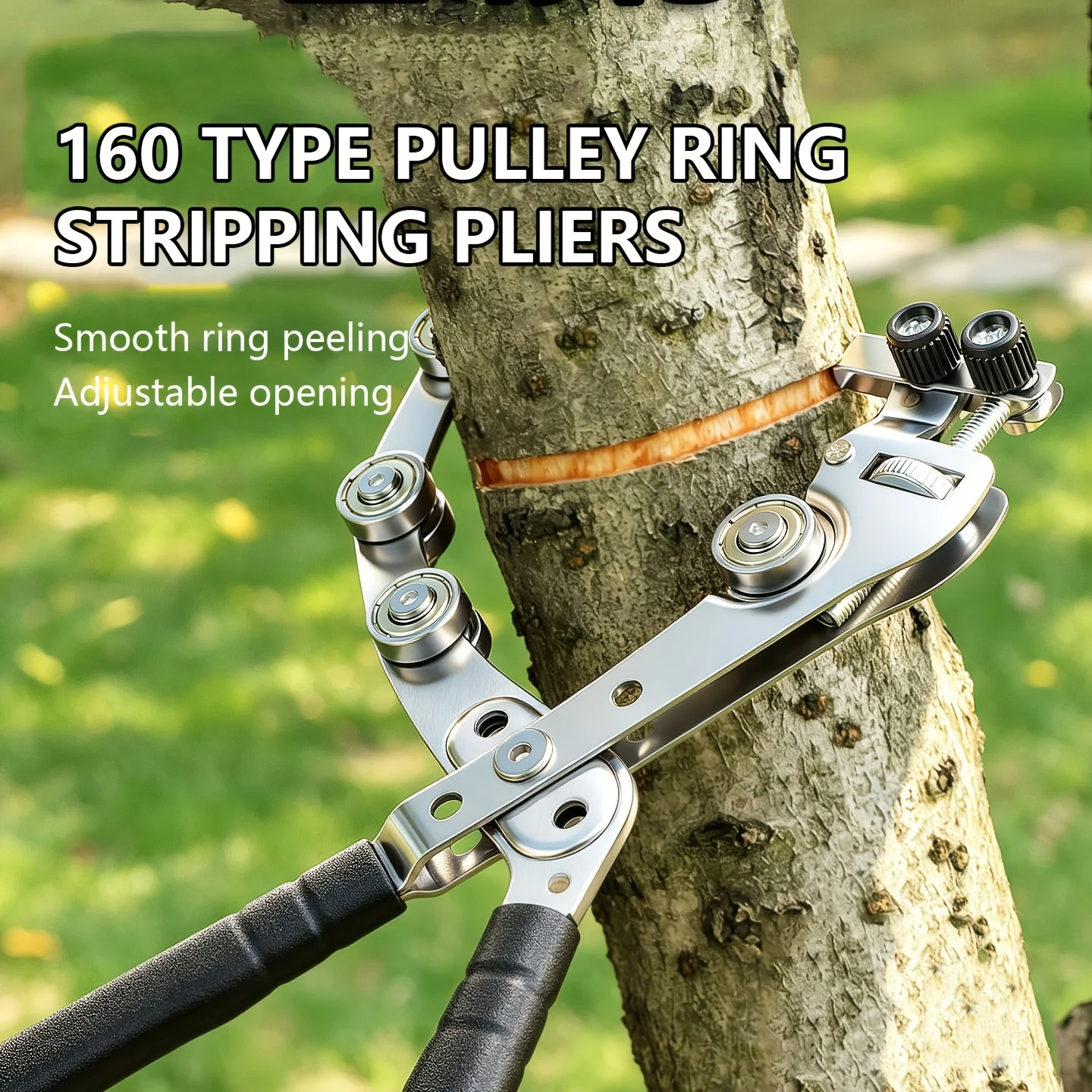 1set Fruit Tree Girdling Heavy Duty Pulley Adjustable Gadget | Fruit Tree Bark Girders | Replaceable Blade Girders garden tools