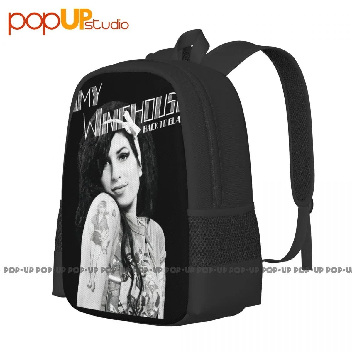 Punk Rock Band Amy Winehouse Backpack Large Capacity School Shoe Bag Personalised School Sport Bag