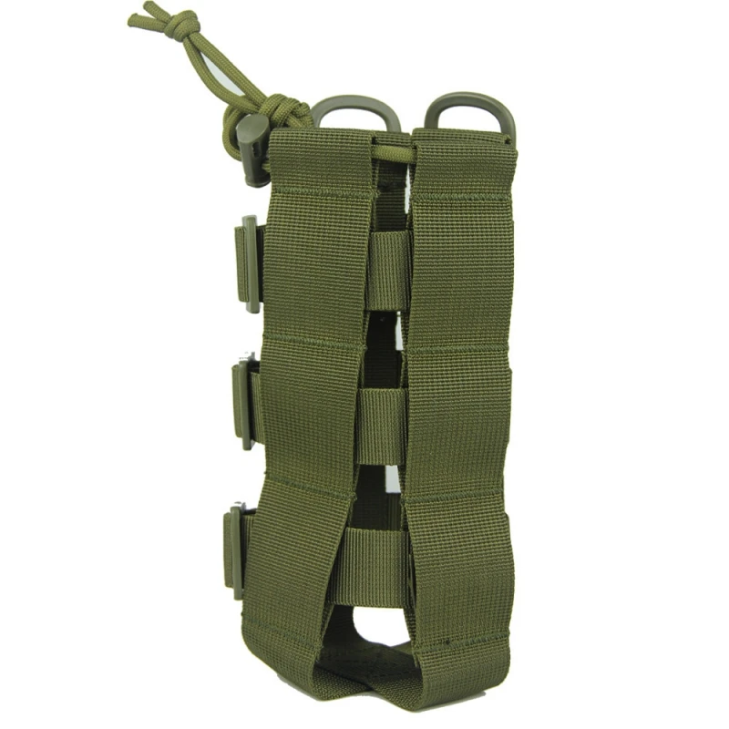 Tactical Water Bottle Bags Nylon Kettle Cover Hanging Waist Pouch Outdoor Climbing Camping Running Holder