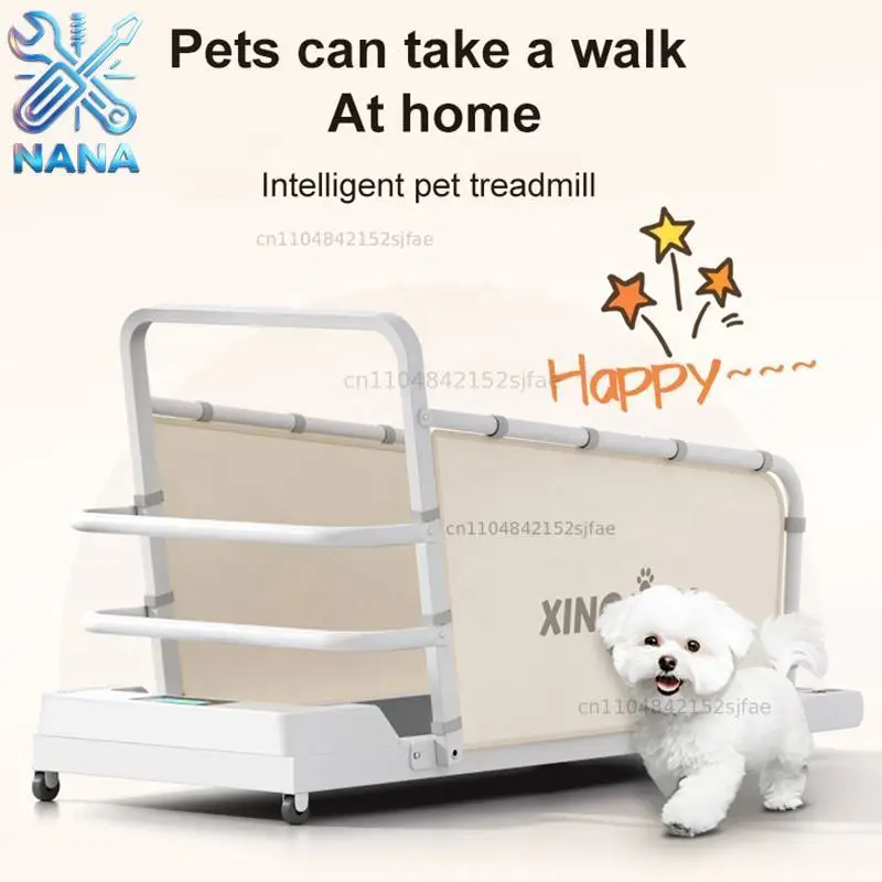 Electric Pet Dog Walker Treadmill with LCD Display Pet Walking Pad for Home Gym Exercise Indoor Use